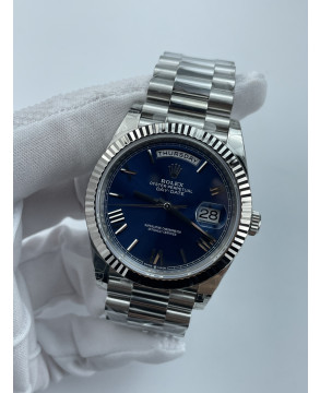 (준비완료/특급배송)NO.13421/VS공장 롤렉스 DayDate 40mm Flt SS/SS Blue/Rm VSF VS3255